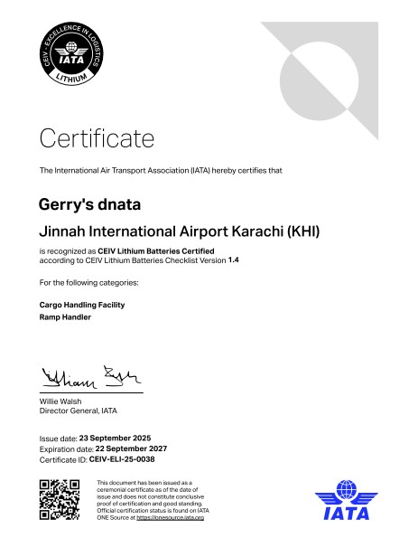 Cargo Certification 2